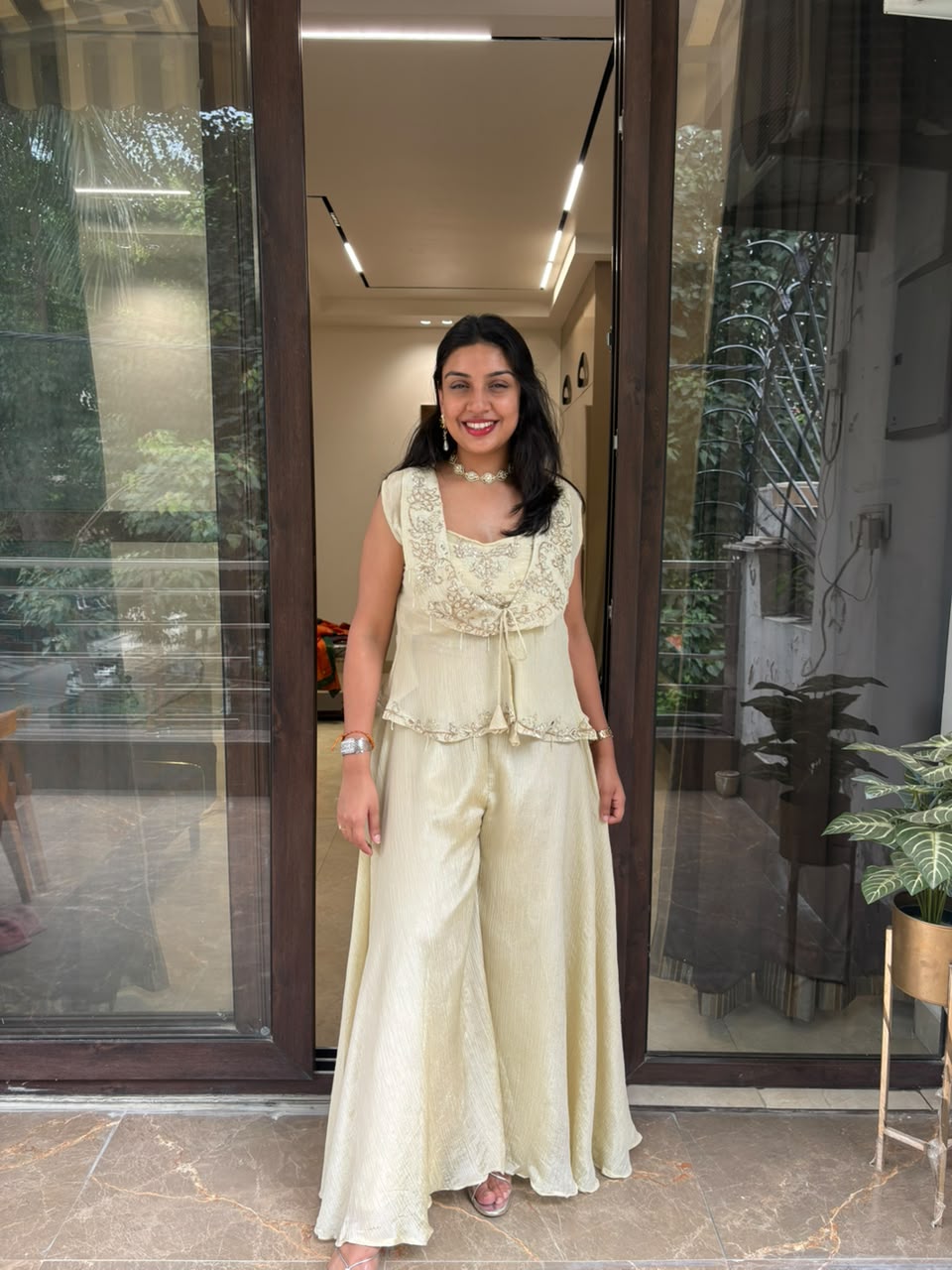 JACKET INDO WESTERN SET