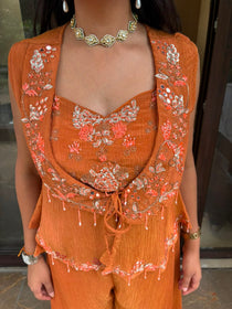 JACKET INDO WESTERN SET