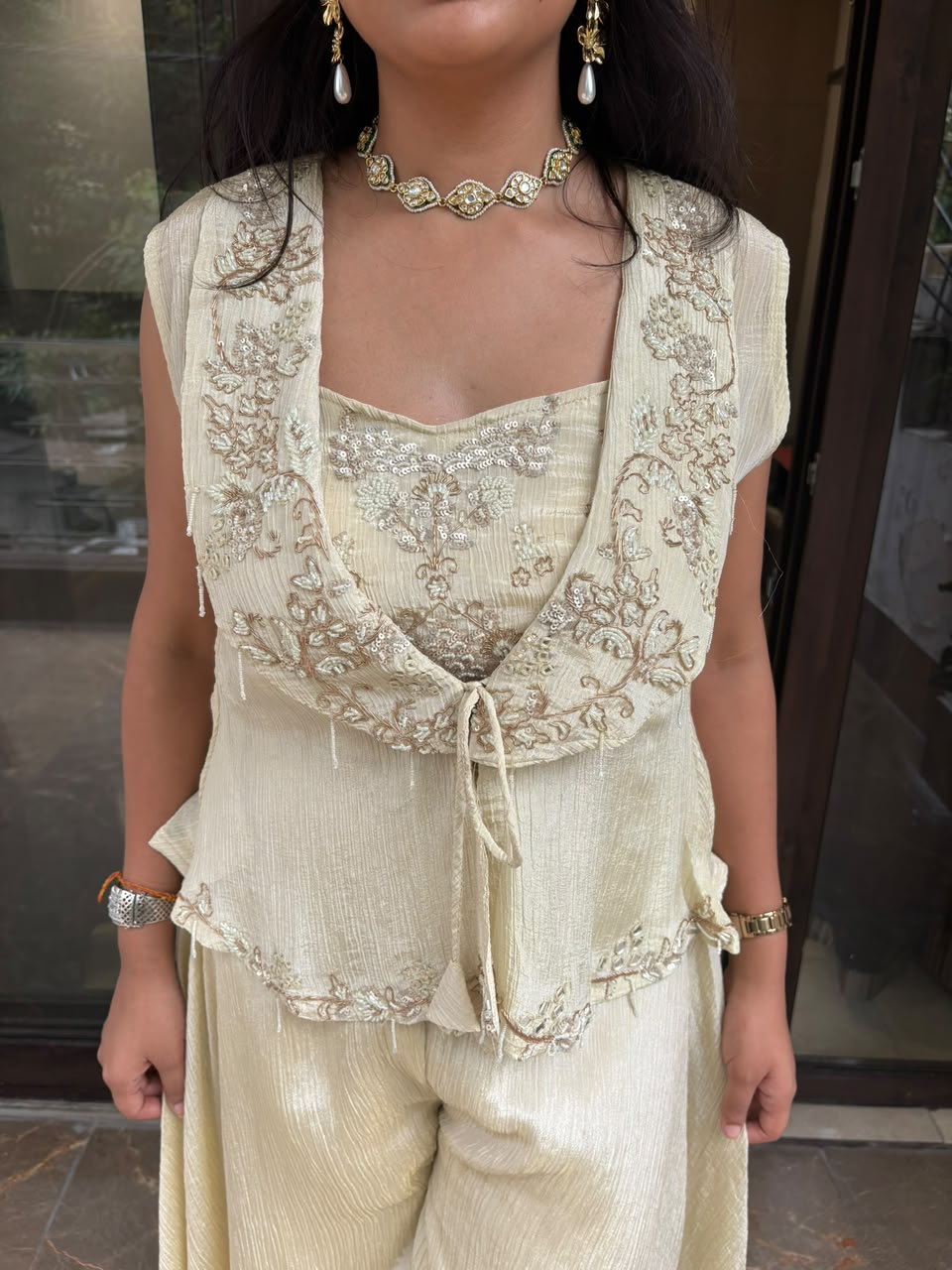 JACKET INDO WESTERN SET