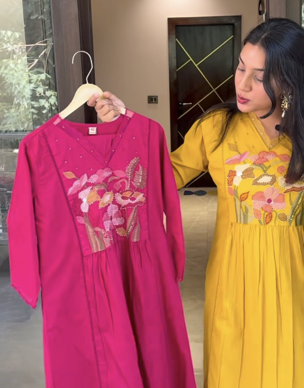 MUL COTTON ALINE SUIT