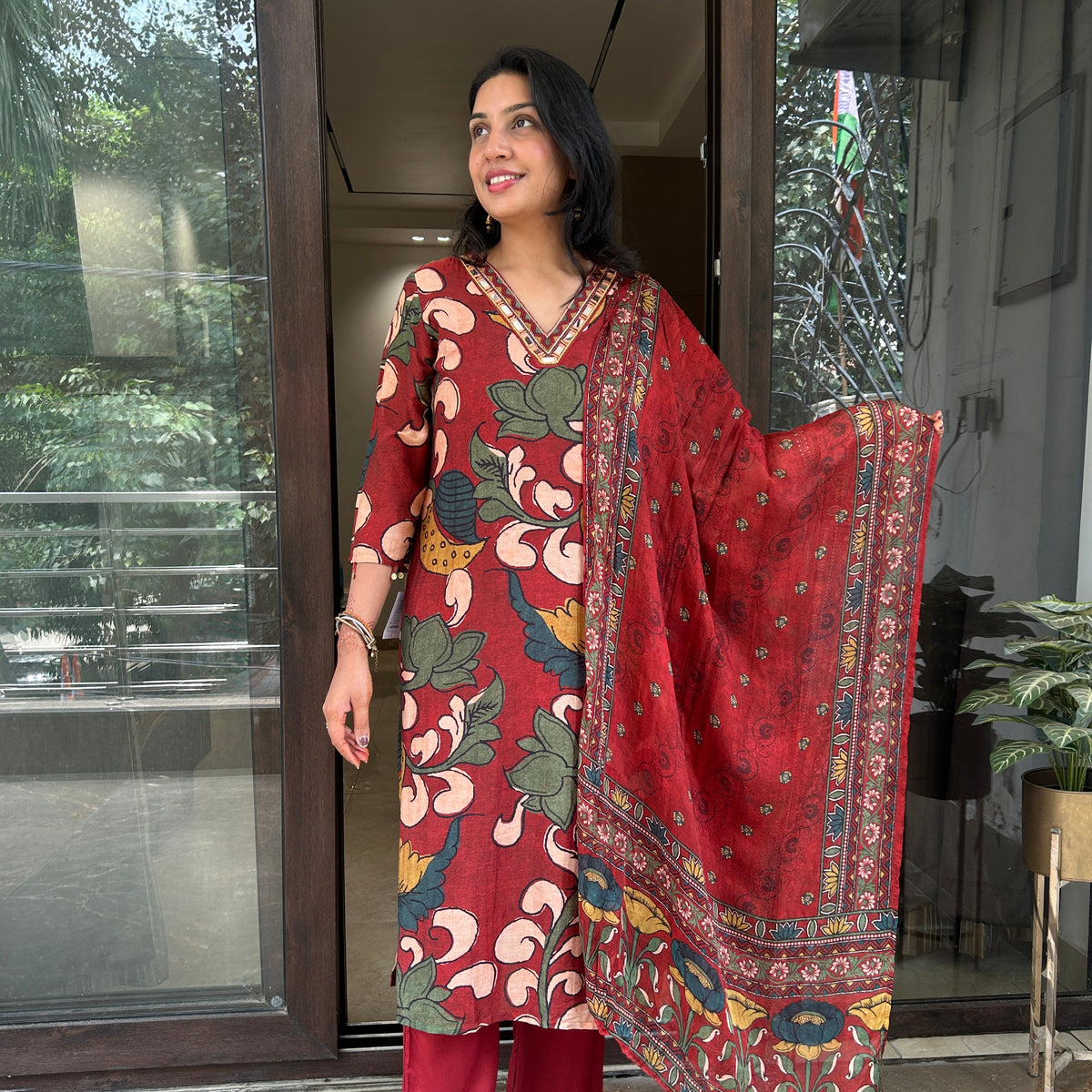 KALAMKAARI SUIT SET