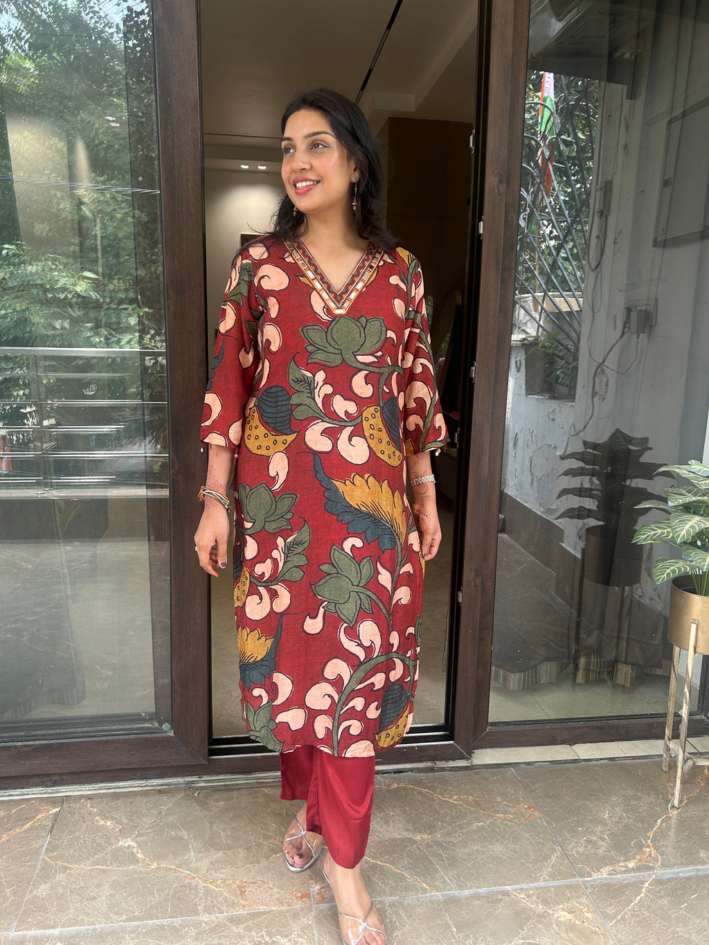 KALAMKAARI SUIT SET