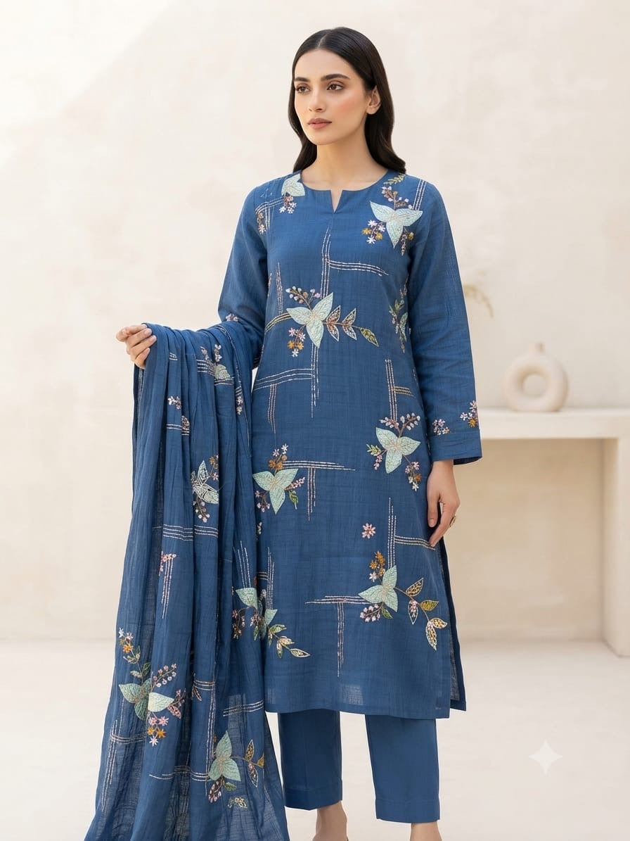 Umang Embroidery Suit Set