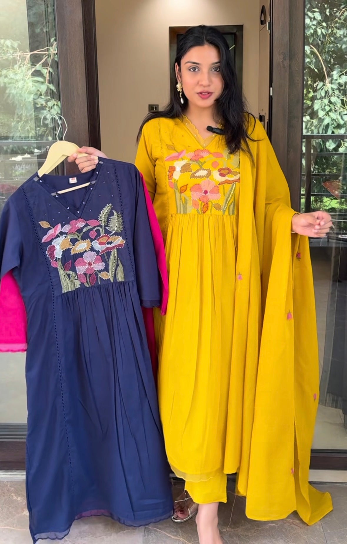 MUL COTTON ALINE SUIT Secondary image