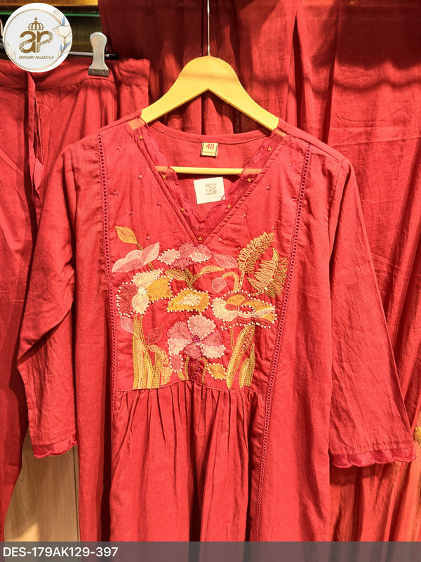 MUL COTTON ALINE SUIT