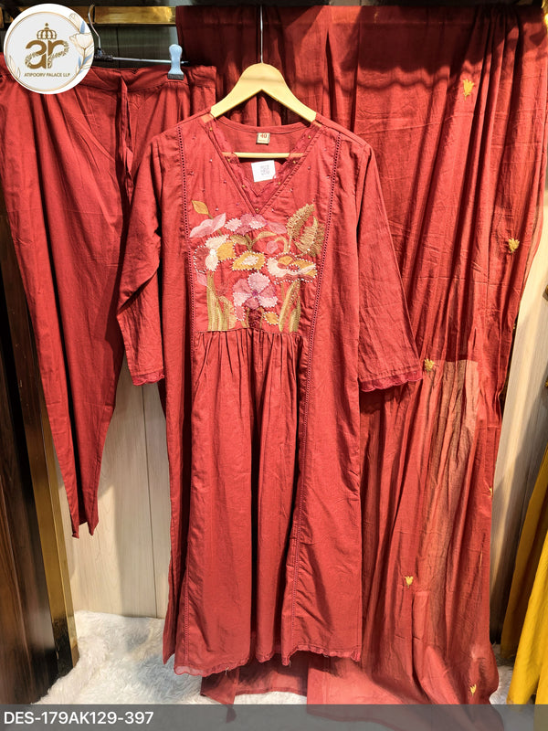MUL COTTON ALINE SUIT