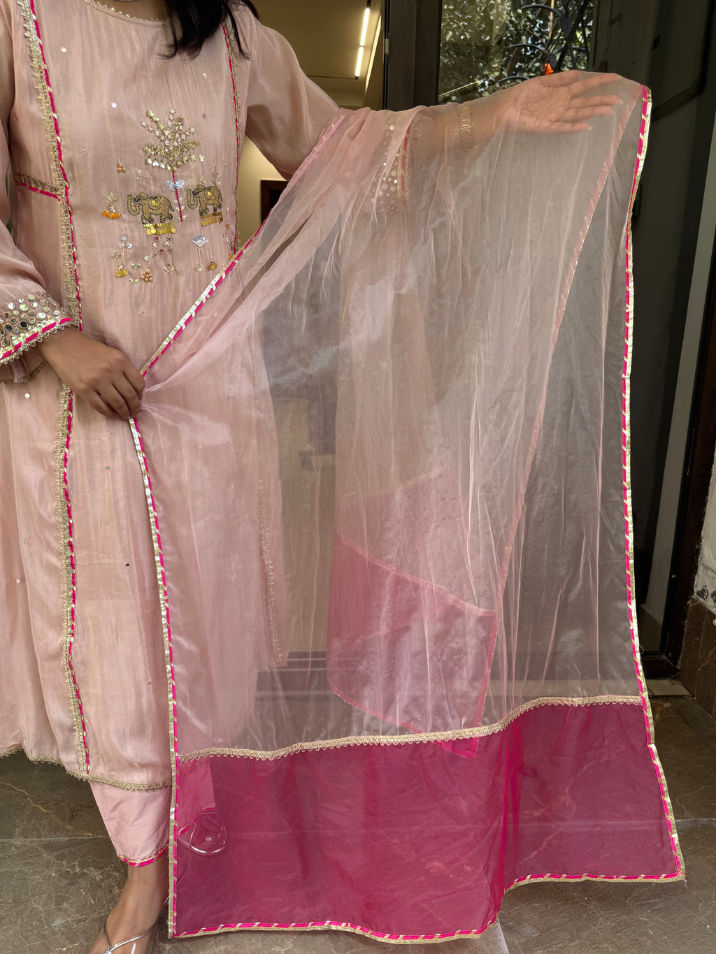 Pretty Pink Anarkali