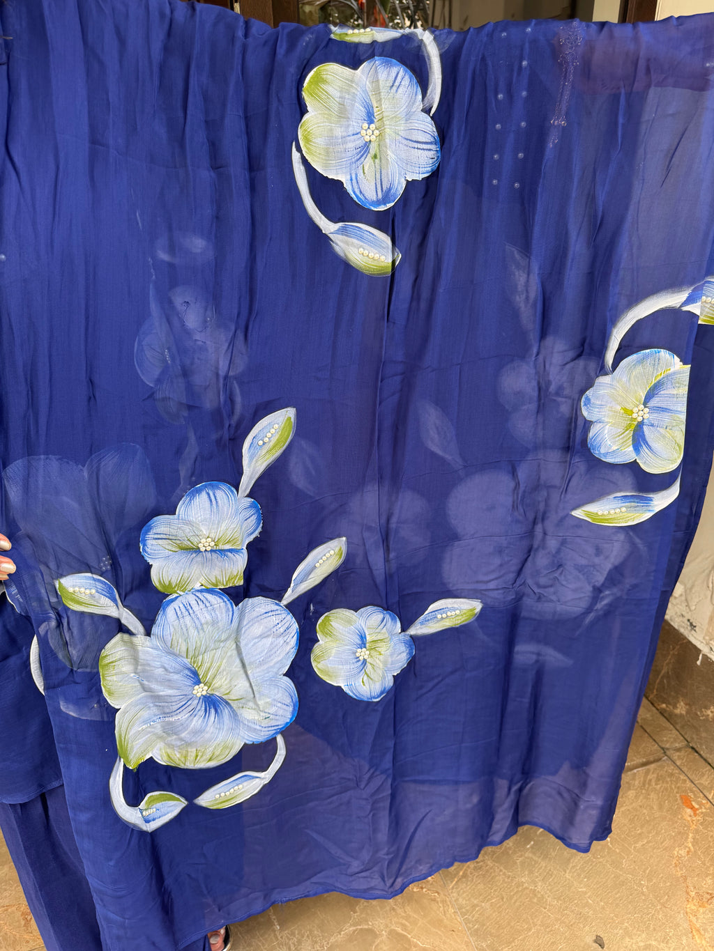 BLUE HANDPAINT FARSI SET