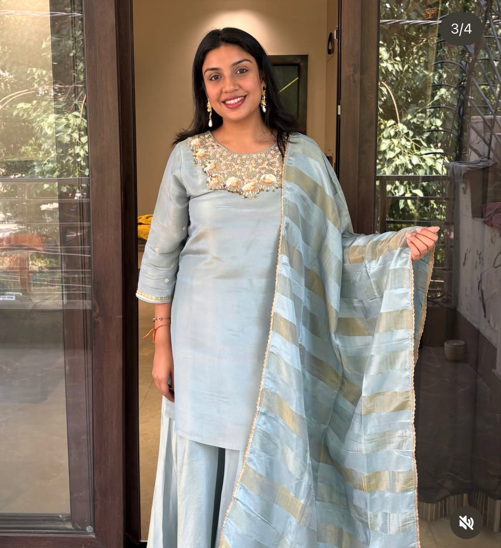 TISSUE SILK SHARARA