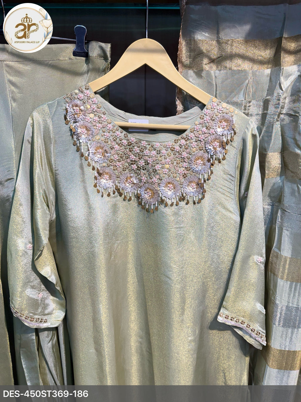 TISSUE SILK SHARARA