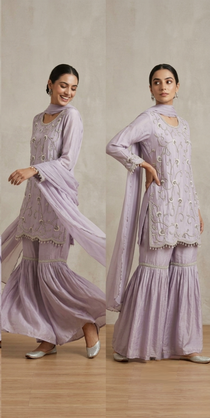 Lavender Pearl Sharara