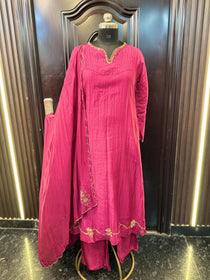 Handwork Zari Anarkali Set
