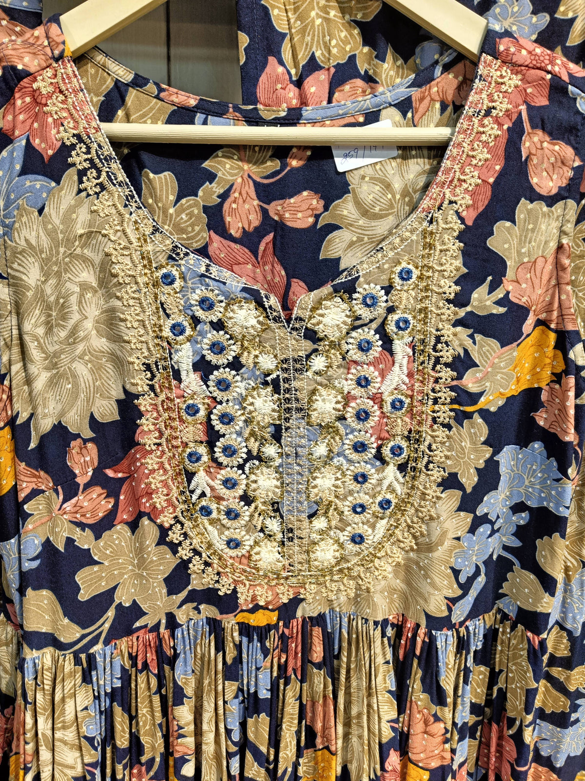 Floral Peplum Sharara