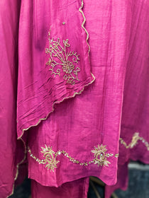 Handwork Zari Anarkali Set