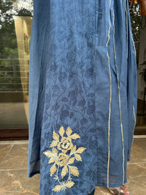 Comfort Blue Anarkali