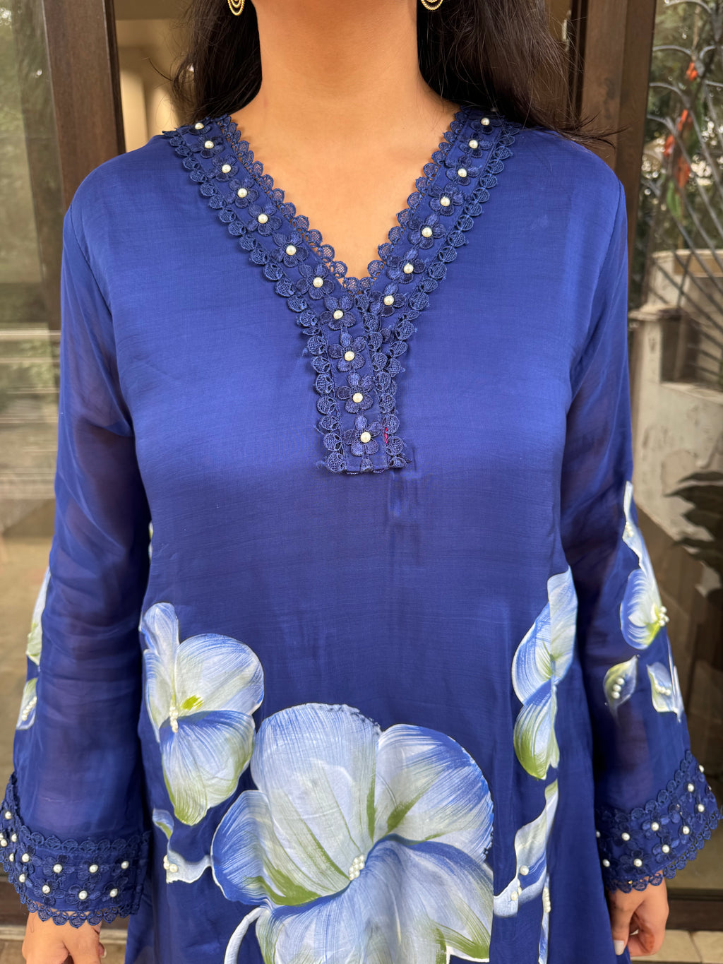 BLUE HANDPAINT FARSI SET
