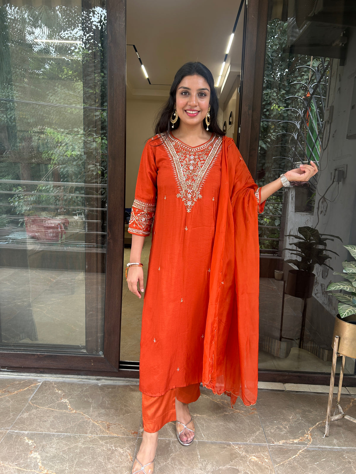 Sunerhi Silk Suit