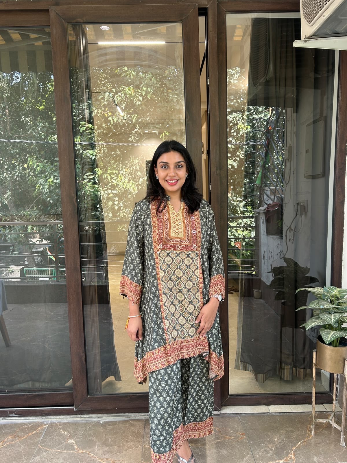 Trendy Ajrakh Co-ord