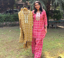 Ikkat Farshi Salwar