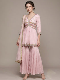 Baby Pink Sharara