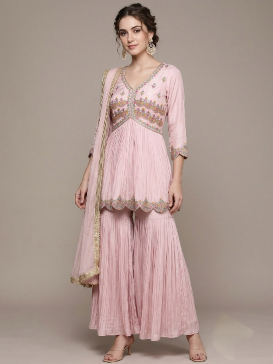 Baby Pink Sharara