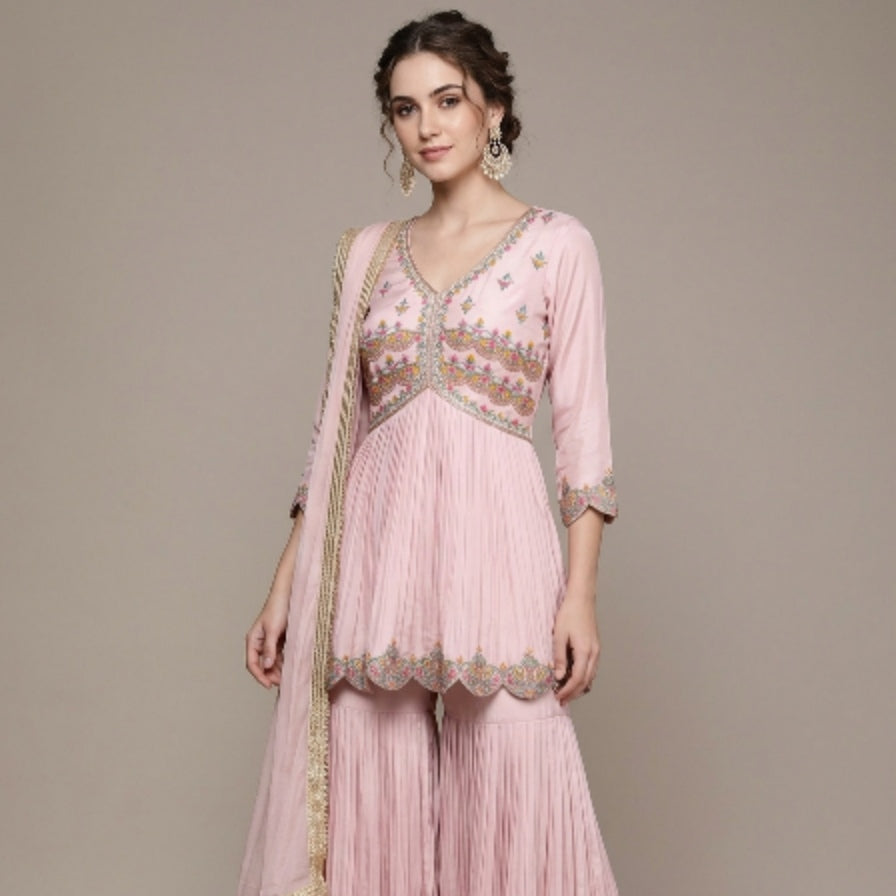 Baby Pink Sharara