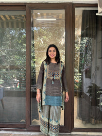 Black Ajrakh Co-ord