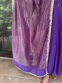 Purple Angrakha Set