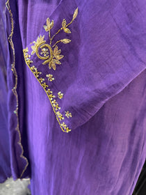 Handwork Zari Anarkali Set