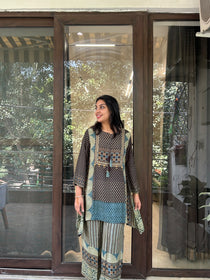 Black Ajrakh Co-ord