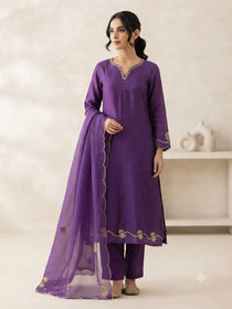 Handwork Zari Anarkali Set