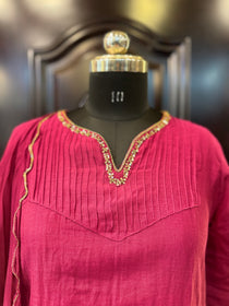 Handwork Zari Anarkali Set