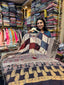 BLACK CHECK KAFTAN