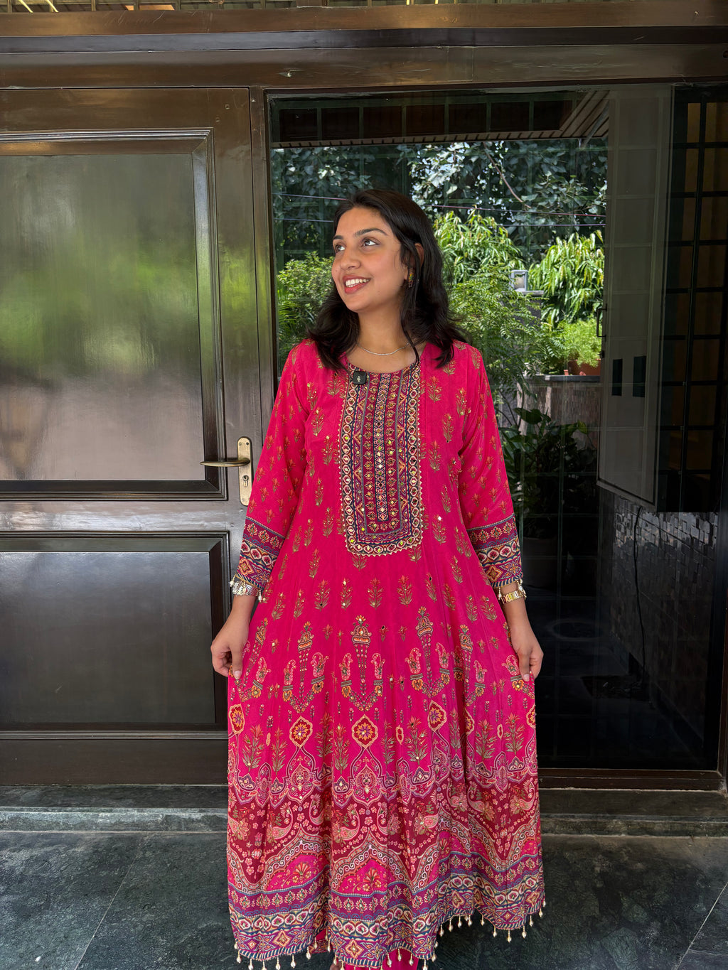 Magenta Anarkali