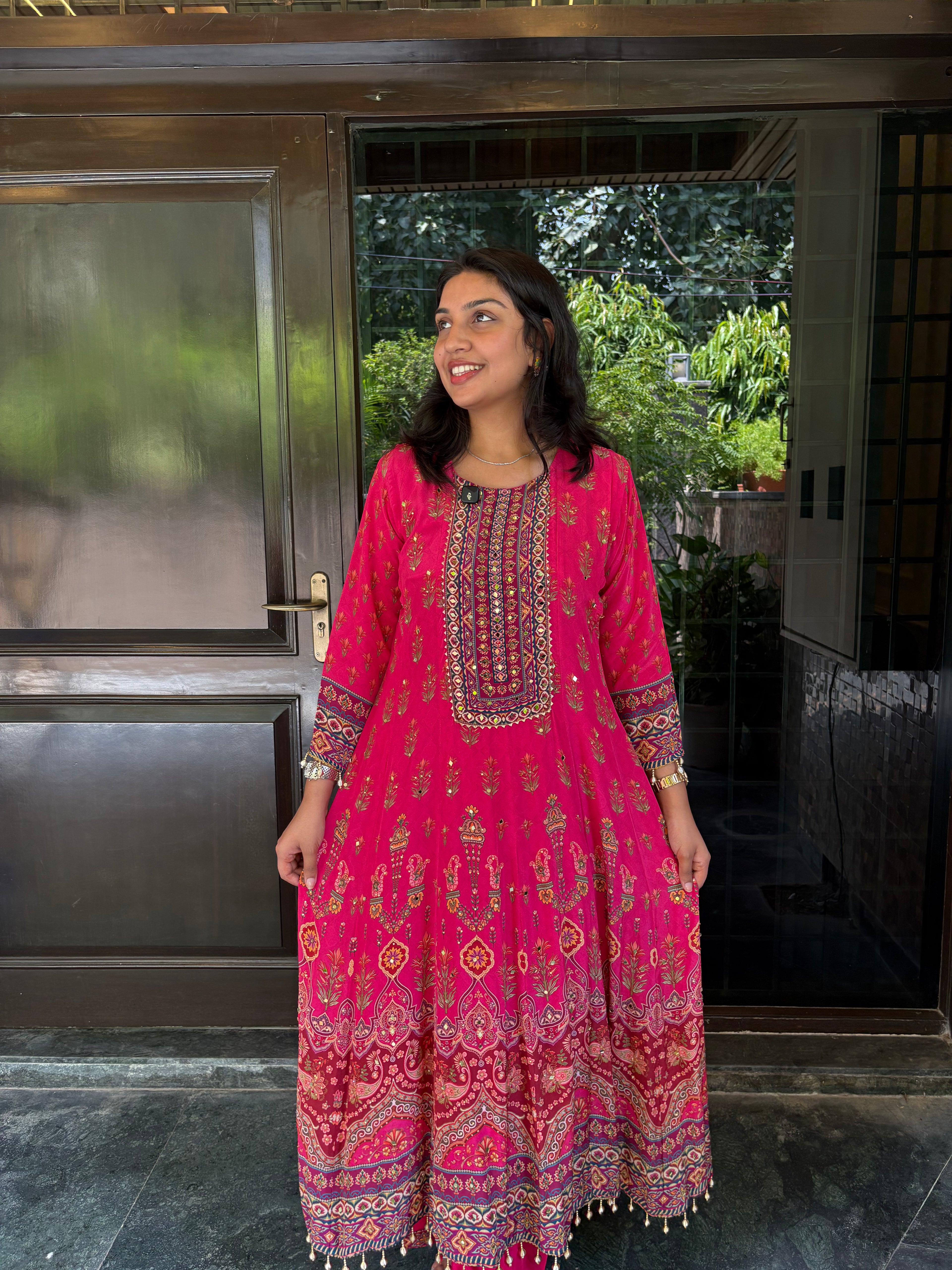 Magenta Anarkali