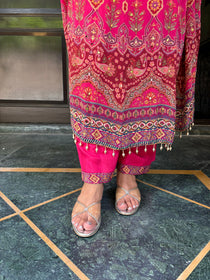Magenta Anarkali