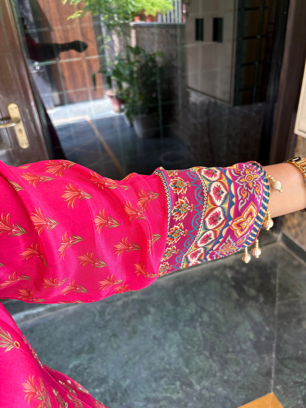 Magenta Anarkali