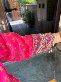 Magenta Anarkali