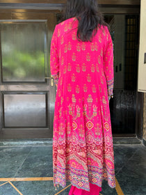 Magenta Anarkali