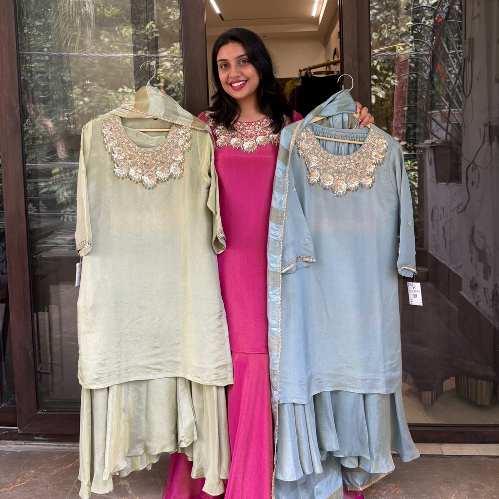 TISSUE SILK SHARARA