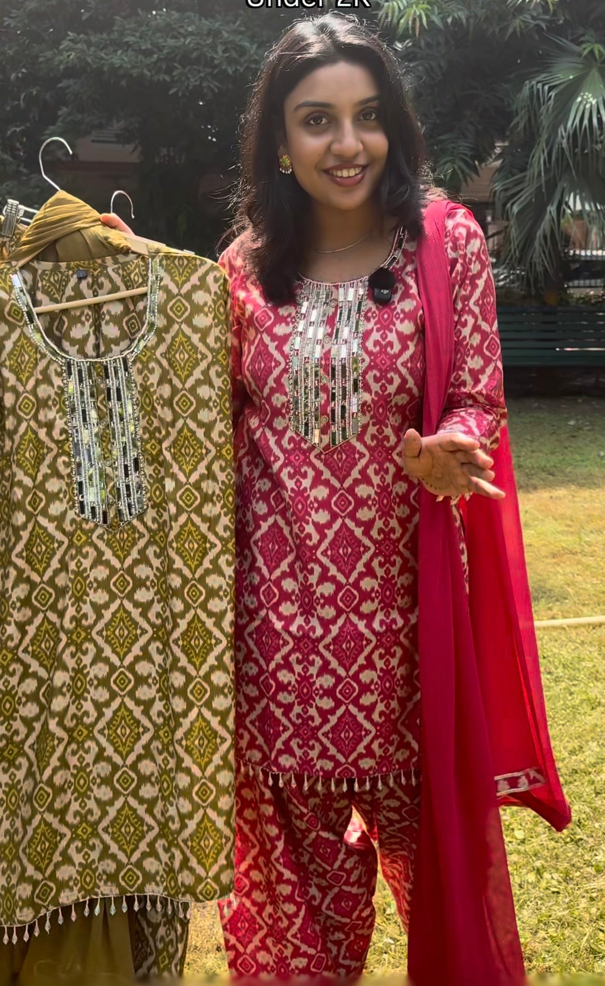 Ikkat Farshi Salwar