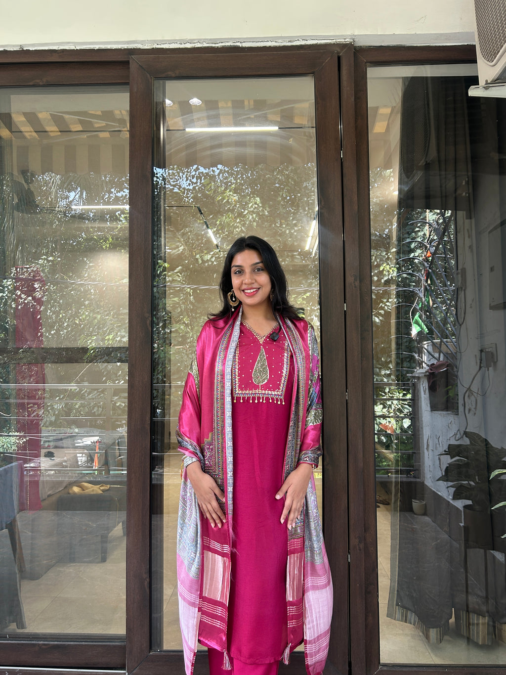 REGAL KURTA SET WITH GAJJI DUPPATA