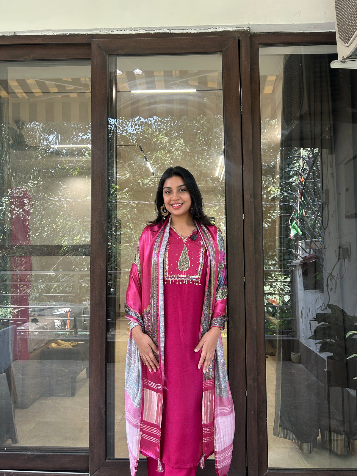 REGAL KURTA SET WITH GAJJI DUPPATA