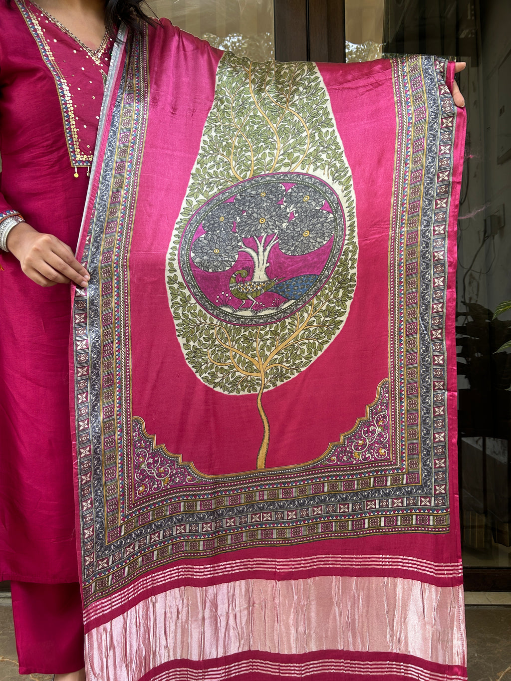 REGAL KURTA SET WITH GAJJI DUPPATA