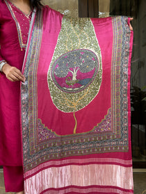 REGAL KURTA SET WITH GAJJI DUPPATA