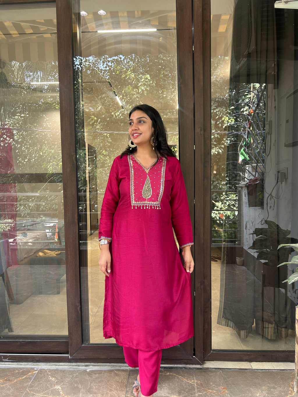 REGAL KURTA SET WITH GAJJI DUPPATA
