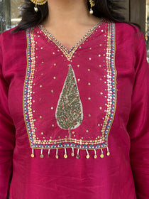REGAL KURTA SET WITH GAJJI DUPPATA