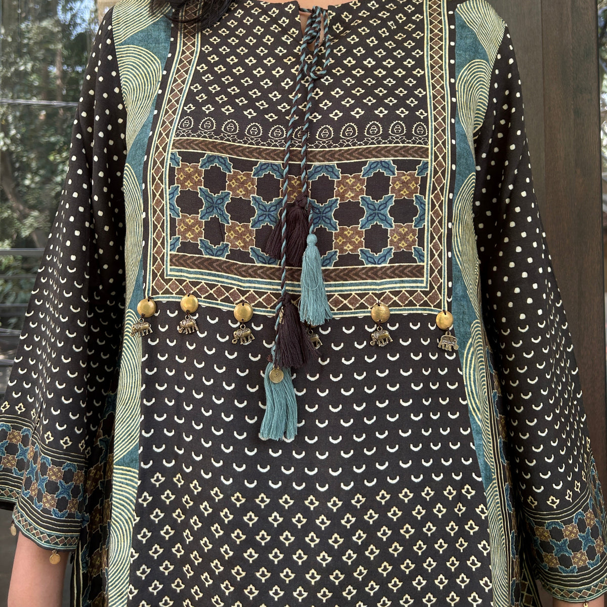 Black Ajrakh Co-ord