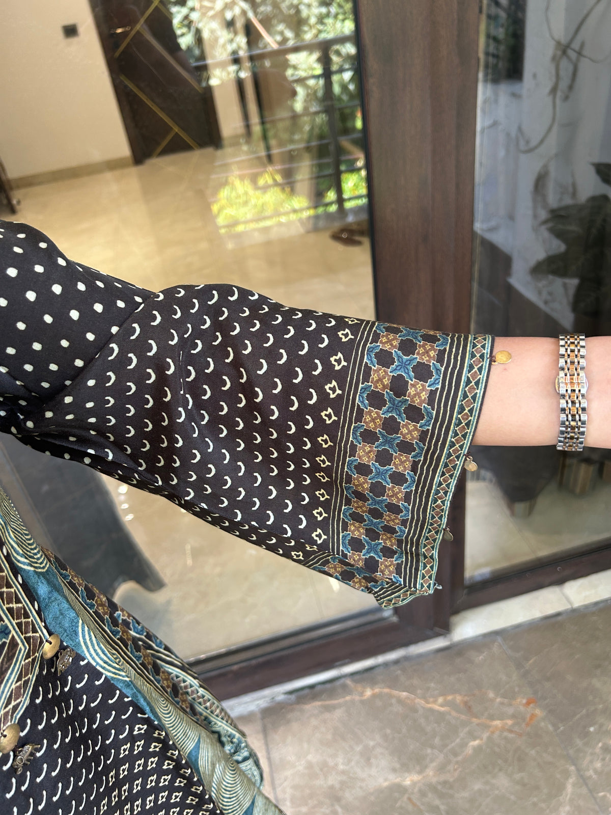 Black Ajrakh Co-ord