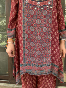 Trendy Ajrakh Co-ord